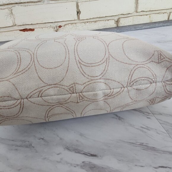 Euc Rare Vintage Coach Linen Penelope Crossbody Bag Shoulder Purse - Picture 8 of 12